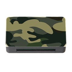 Green Military Camouflage Pattern Memory Card Reader With Cf by fashionpod