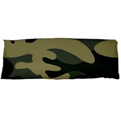 Green Military Camouflage Pattern Body Pillow Case (dakimakura) by fashionpod