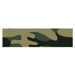 Green Military Camouflage Pattern Satin Scarf (oblong) by fashionpod