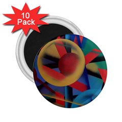 Kaleidoscope 2 2 25  Magnets (10 Pack)  by WILLBIRDWELL