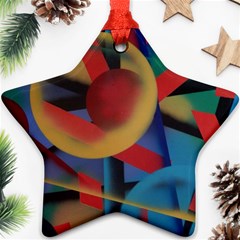 Kaleidoscope 2 Star Ornament (two Sides)