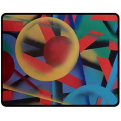 Kaleidoscope 2 Fleece Blanket (medium)  by WILLBIRDWELL