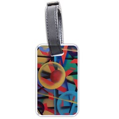 Kaleidoscope 2 Luggage Tag (one Side) by WILLBIRDWELL