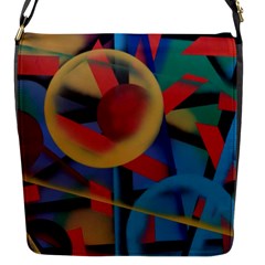 Kaleidoscope 2 Flap Closure Messenger Bag (s) by WILLBIRDWELL