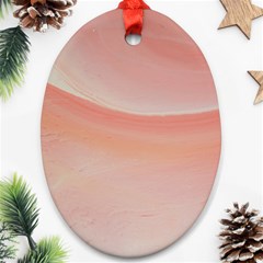 Pink Sky Ornament (oval)