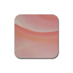 Pink Sky Rubber Coaster (square)  by WILLBIRDWELL