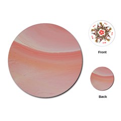 Pink Sky Playing Cards Single Design (round)