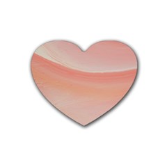 Pink Sky Heart Coaster (4 Pack)  by WILLBIRDWELL