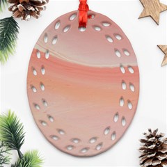 Pink Sky Ornament (oval Filigree)