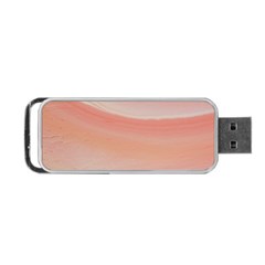 Pink Sky Portable Usb Flash (one Side) by WILLBIRDWELL