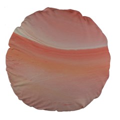 Pink Sky Large 18  Premium Flano Round Cushions by WILLBIRDWELL