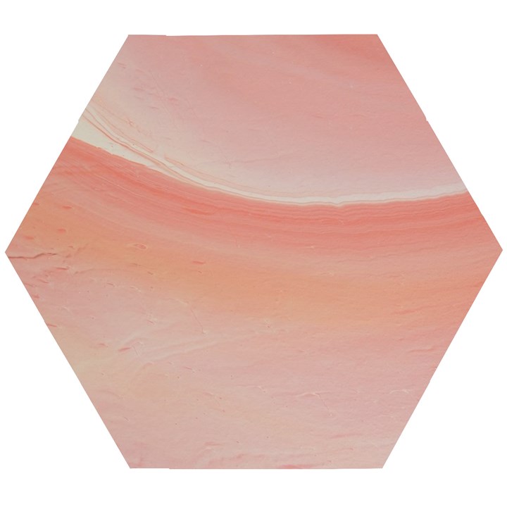 Pink Sky Wooden Puzzle Hexagon