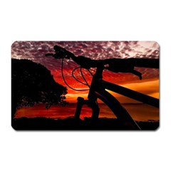 Mountain Bike Parked At Waterfront Park003 Magnet (rectangular) by dflcprintsclothing