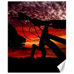 Mountain Bike Parked At Waterfront Park003 Canvas 16  X 20  by dflcprintsclothing