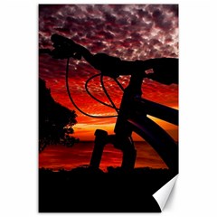 Mountain Bike Parked At Waterfront Park003 Canvas 24  X 36  by dflcprintsclothing