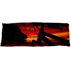 Mountain Bike Parked At Waterfront Park003 Body Pillow Case Dakimakura (two Sides) by dflcprintsclothing