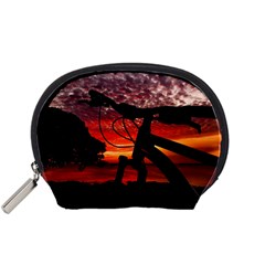 Mountain Bike Parked At Waterfront Park003 Accessory Pouch (small) by dflcprintsclothing