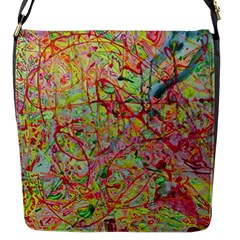 Spring Ring Flap Closure Messenger Bag (s) by arwwearableart