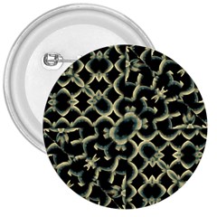 Dark Interlace Motif Mosaic Pattern 3  Buttons