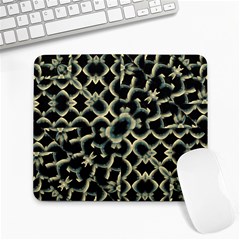 Dark Interlace Motif Mosaic Pattern Large Mousepads by dflcprintsclothing