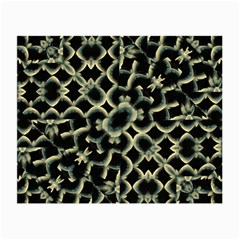 Dark Interlace Motif Mosaic Pattern Small Glasses Cloth (2 Sides) by dflcprintsclothing