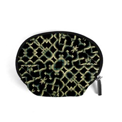 Dark Interlace Motif Mosaic Pattern Accessory Pouch (Small)