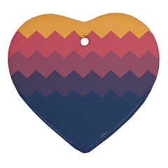 Fall Palette Ornament (heart) by goljakoff