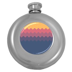 Fall Palette Round Hip Flask (5 Oz) by goljakoff