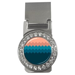 Flat Ocean Palette Money Clips (cz)  by goljakoff