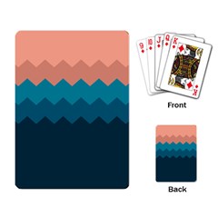 Flat Ocean Palette Playing Cards Single Design (rectangle) by goljakoff