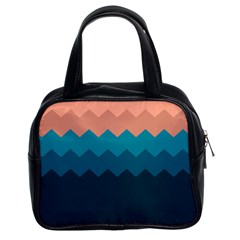 Flat Ocean Palette Classic Handbag (two Sides) by goljakoff