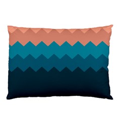 Flat Ocean Palette Pillow Case by goljakoff