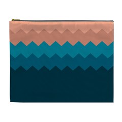 Flat Ocean Palette Cosmetic Bag (xl) by goljakoff