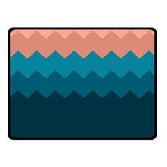 Flat Ocean Palette Fleece Blanket (small) by goljakoff