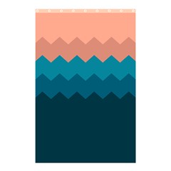 Flat Ocean Palette Shower Curtain 48  X 72  (small)  by goljakoff