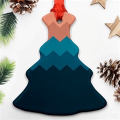 Flat Ocean Palette Ornament (christmas Tree)  by goljakoff