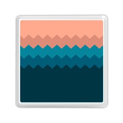 Flat Ocean Palette Memory Card Reader (square) by goljakoff