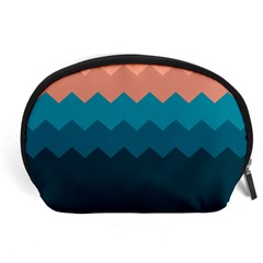 Flat Ocean Palette Accessory Pouch (large) by goljakoff