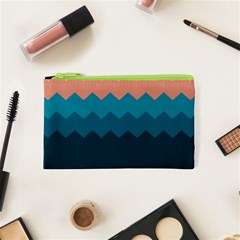 Flat Ocean Palette Cosmetic Bag (xs) by goljakoff