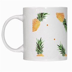 Pineapple Pattern White Mugs by goljakoff