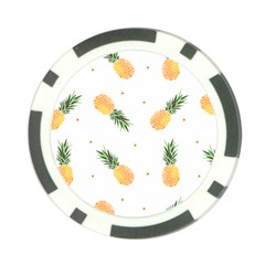 Pineapple Pattern Poker Chip Card Guard by goljakoff