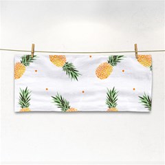 Pineapple Pattern Hand Towel by goljakoff