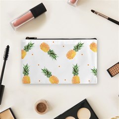 Pineapple Pattern Cosmetic Bag (small) by goljakoff