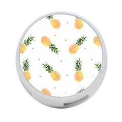 Pineapple Pattern 4-port Usb Hub (one Side) by goljakoff