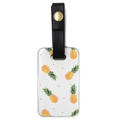 Pineapple Pattern Luggage Tag (one Side) by goljakoff