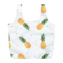 Pineapple Pattern Full Print Recycle Bag (l) by goljakoff