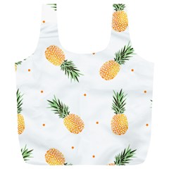 Pineapple Pattern Full Print Recycle Bag (xl) by goljakoff