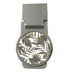 Tropical Leaves Money Clips (round)  by goljakoff