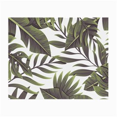 Tropical Leaves Small Glasses Cloth by goljakoff