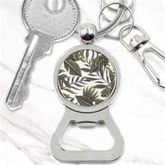 Tropical Leaves Bottle Opener Key Chain by goljakoff